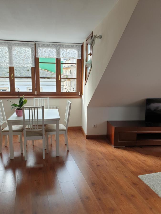 Atico Cine Colon Apartment Ribadeo Exterior foto